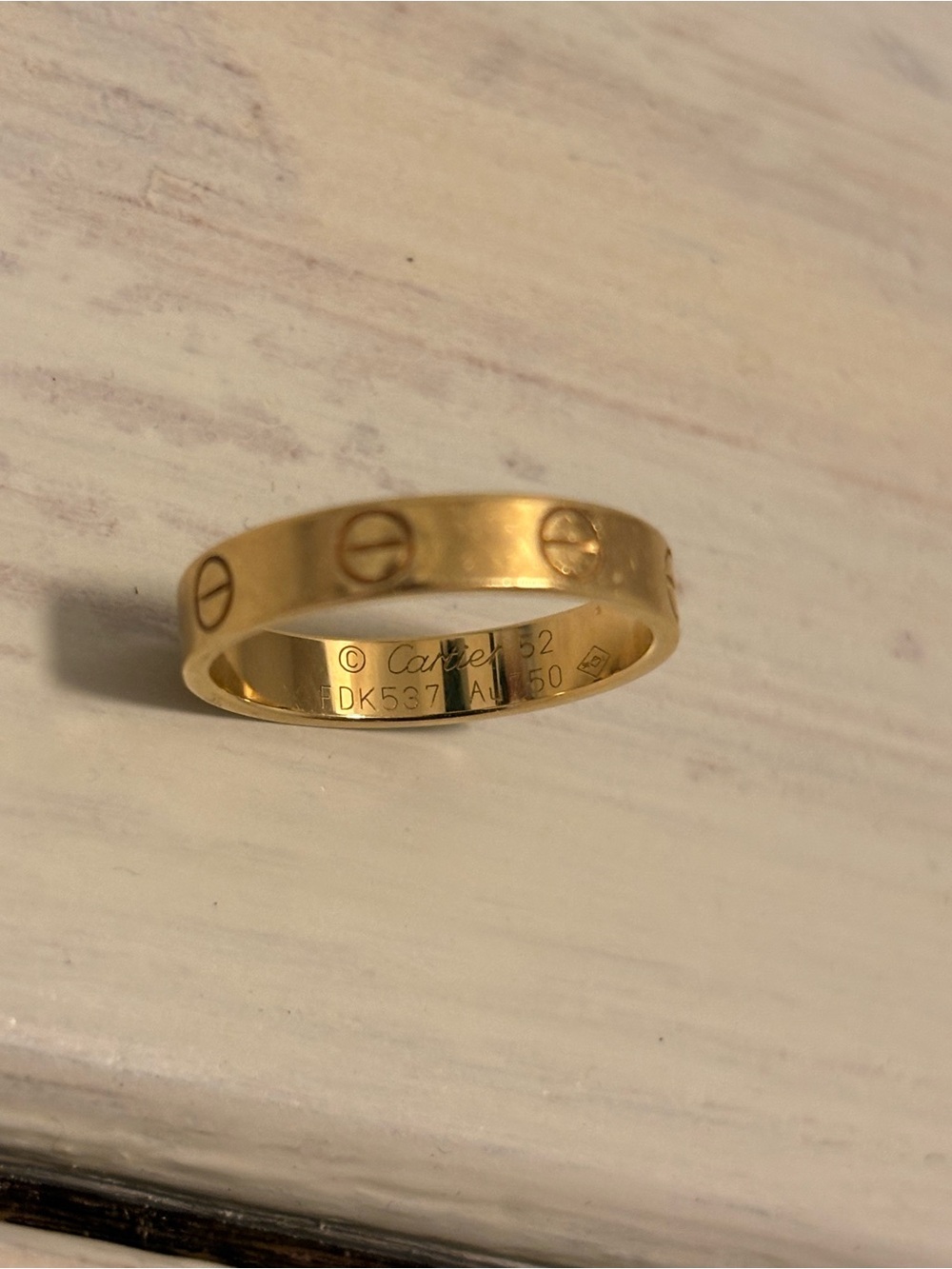 Cartier Love Ring 18k Gold size 52 - Picture 2 of 3